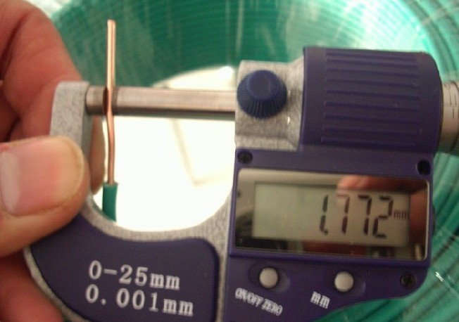测量电缆铜丝的直径