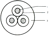 中型橡套软电缆结构图